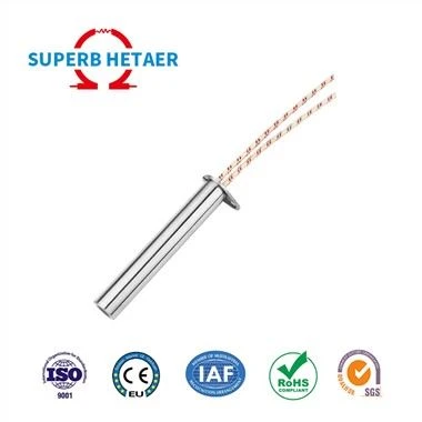 Ss304 Single End Cartridge Heating Rod Untuk Pemanasan Mould