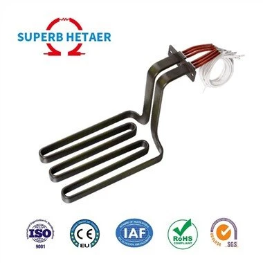 Pemanas Tubular Datar Ketahanan Stainless Steel untuk Penggorengan