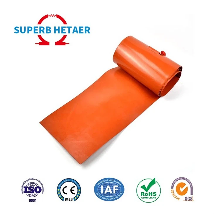 Silicone Rubber Fiberglass Flexible Heater