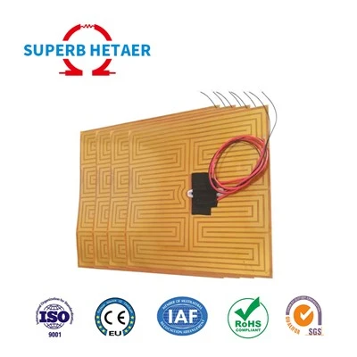 12v Film Pemanas Bantalan Pemanas Industri Kapton Polimida Pemanas