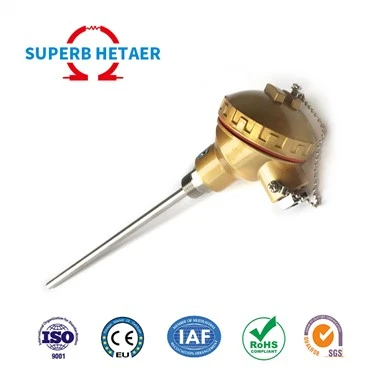 Sensor Suhu Pemancar Probe Tipe Termokopel Pt100 Transduser Suhu